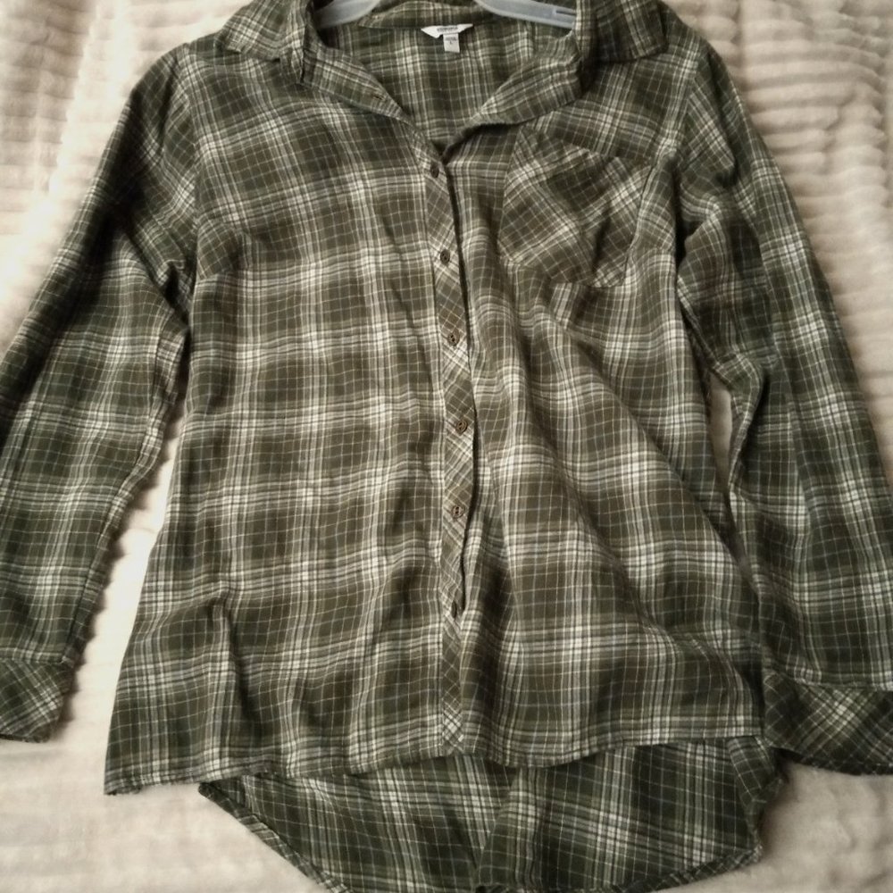 Lg Women's  Sonoma  - Good For Life- Flannel Blouse- Button Up